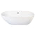Kingston Brass Aqua Eden 71" Contemporary Freestanding Acrylic Bathtub - VTDE713321