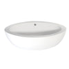 Kingston Brass Aqua Eden VTOV733623 73-Inch Acrylic Double Ended Freestanding Tub with Drain, White