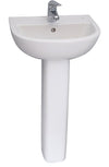 Barclay Compact 545 Pedestal Lavatory Bathroom Sink single hole faucet