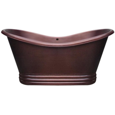 Whitehaus Collection WHCT-1001 Freestanding Copper Tub - Affordable Cheap Freestanding Clawfoot Bathtubs Tub