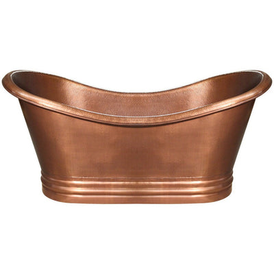 Whitehaus Collection WHCT-1001 Freestanding Copper Tub - Affordable Cheap Freestanding Clawfoot Bathtubs Tub