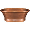 Whitehaus Collection WHCT-1002 Freestanding Copper Bathtub - Affordable Cheap Freestanding Clawfoot Bathtubs Tub