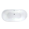 Barclay CTBATN68-WH 68" Wakely, Premium Cast Iron Freestanding Tub