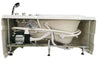 EAGO AM175-R 57'' White Acrylic Corner Jetted Whirpool Bathtub W/ Fixtures