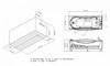 EAGO AM189ETL-R 6 ft Right Drain Acrylic White Whirlpool Bathtub with Fixtures Manual