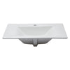 EAGO BB127 White Ceramic 32"X19" Rectangular Drop In Sink