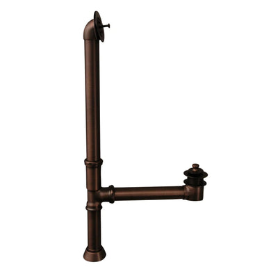 Barclay - Columbus 61" Cast Iron Double Roll Top Tub Kit - Oil Rubbed Bronze Accessories