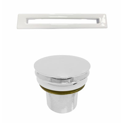 Barclay Pascal 63" ATOVN63EIG Acrylic Tub with Integrated Drain and Overflow