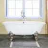 Barclay - Gallagher 72" Cast Iron Double Roll Top Tub - CTDRN72-WH