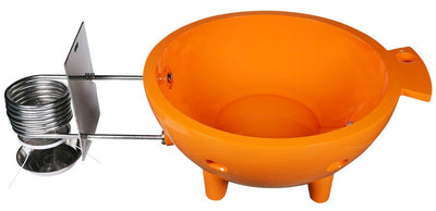 Alfi Brand FireHotTub The Round Fire Burning Portable Outdoor Hot Bath Tub