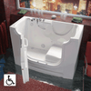 MediTub 3060WCA Series 30 x 60 Gelcoat Fiberglass Wheelchair Accessible Walk-In Bathtub