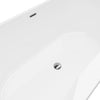 A&E Bath and Shower Sorel 62" Freestanding Tub Inside View